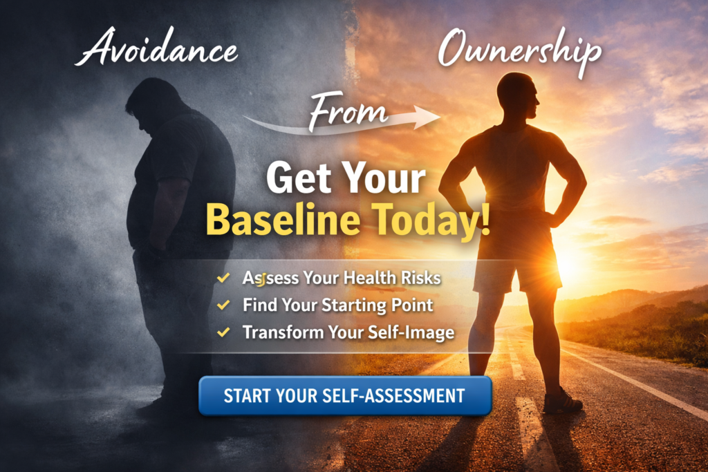 improve self image through fitness - going form avoidance to ownership of your health. Find your starting point and transform your self image. Start your self assessment here.